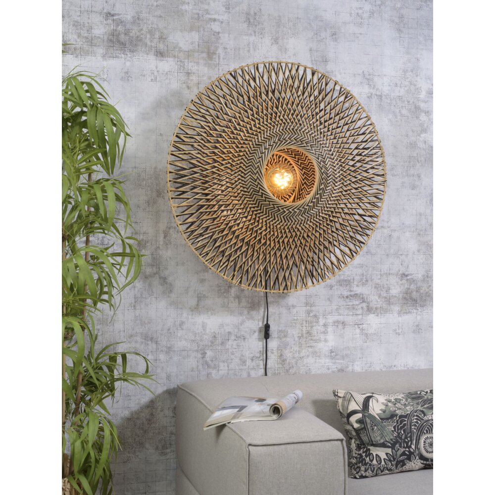 Applique murale Good & Mojo BALI Noir, 1 lumière main product photo