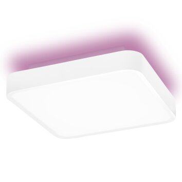 Plafonnier LEDVANCE Decorative Blanc, 1 lumière, Changeur de couleurs