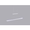Suspension Leuchten-Direkt NELE LED Acier inoxydable, 5 lumières