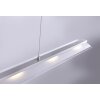 Suspension Leuchten-Direkt NELE LED Acier inoxydable, 5 lumières
