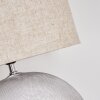 Lampe de table  Lahnus Chrome, Argenté, 1 lumière