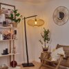 Lampadaire  Brooker Noir, 1 lumière