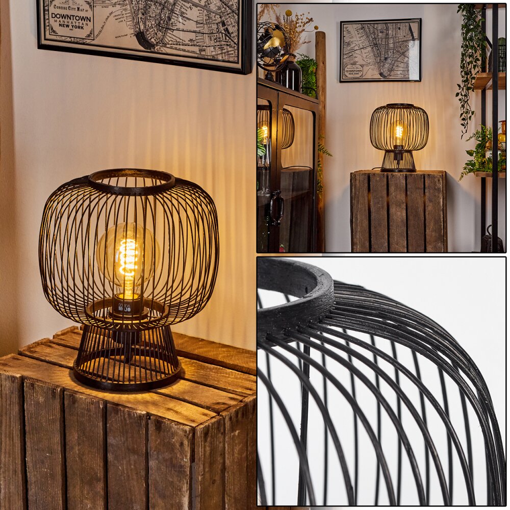 Lampe de table Brooker Noir, 1 lumière main product photo