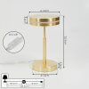 Lampe de table  Huallilemu LED Laiton, 1 lumière