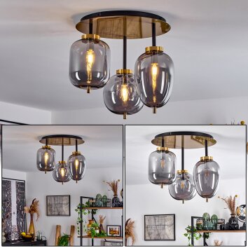 Plafonnier  Verbania Fumé, 3 lumières