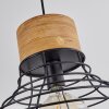 Suspension  Omba Écru, Noir, 1 lumière