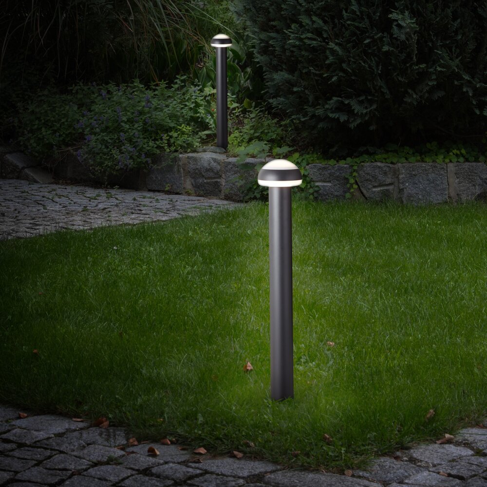 Lampadaire d'extérieur Brilliant Ilton LED Noir, 1 lumière main product photo