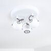 Plafonnier Gadmen Blanc, 3 lumières Plafonnier Gadmen Blanc, 3 lumières