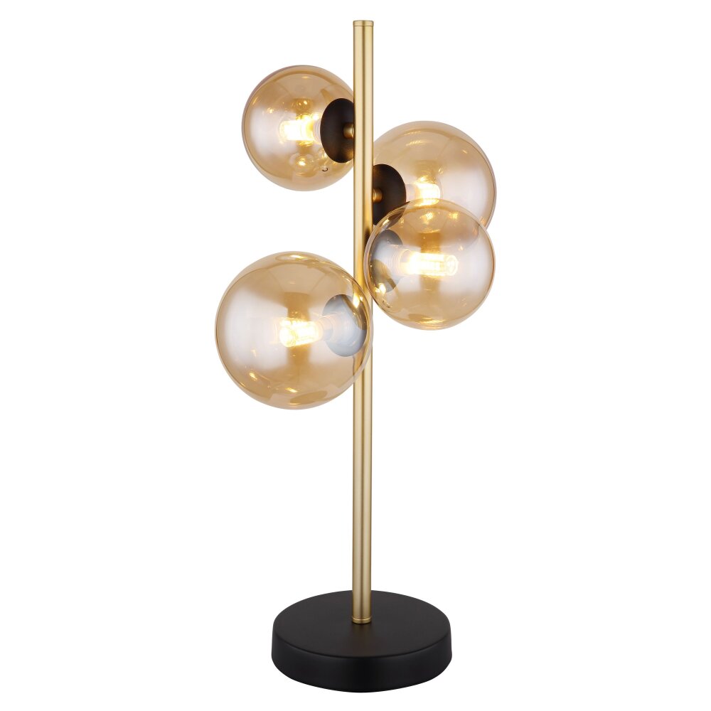 Lampe de table Globo RIHA LED Ambre, 4 lumières main product photo