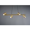 Suspension Trio Marley Vieux laiton, 4 lumières