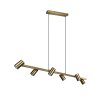 Suspension Trio Marley Vieux laiton, 6 lumières