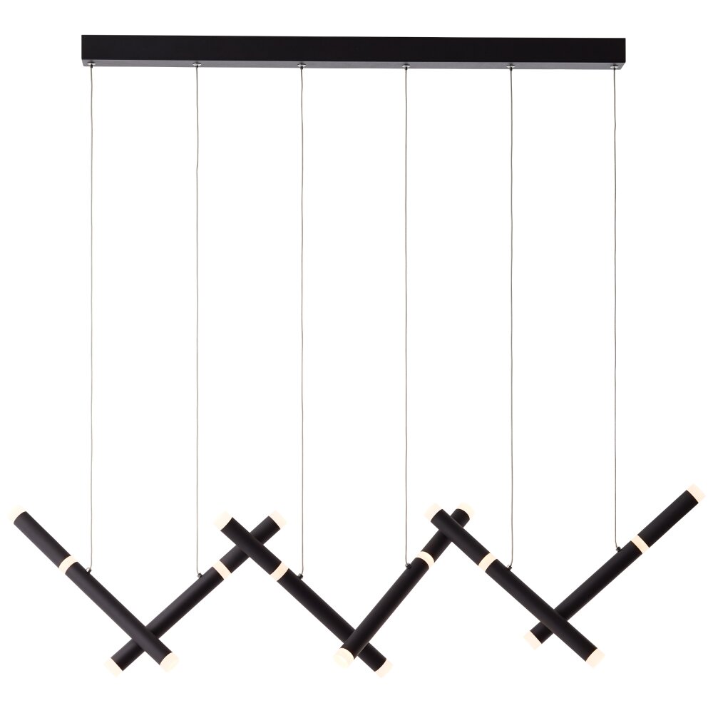 Suspension Brilliant Lagano LED Noir, 1 lumière main product photo