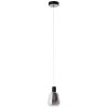 Suspension Brilliant Carlson LED Noir, 1 lumière