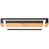 Plafonnier Brilliant Loneos LED Brun, Noir, 1 lumière
