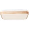 Plafonnier Brilliant Tumeo LED Brun, Blanc, 1 lumière