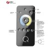 Plafonnier Paul Neuhaus Q-Inigo LED Acier inoxydable, 2 lumières, Télécommandes