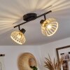 Plafonnier  Totui Noir, 2 lumières