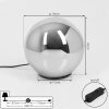 Lampe de table  Recoutas Noir, 1 lumière