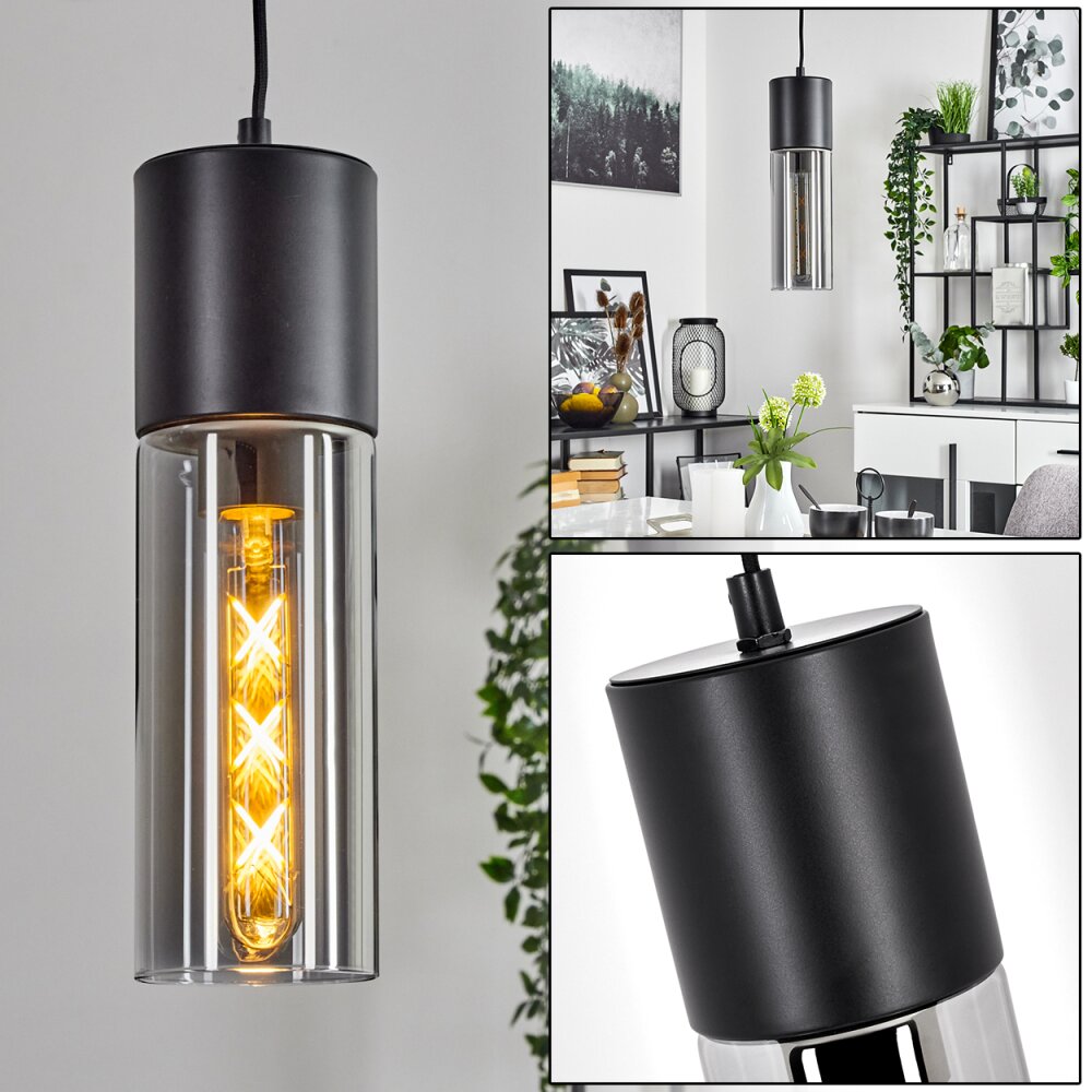 Suspension Dulcita Noir, 1 lumière main product photo
