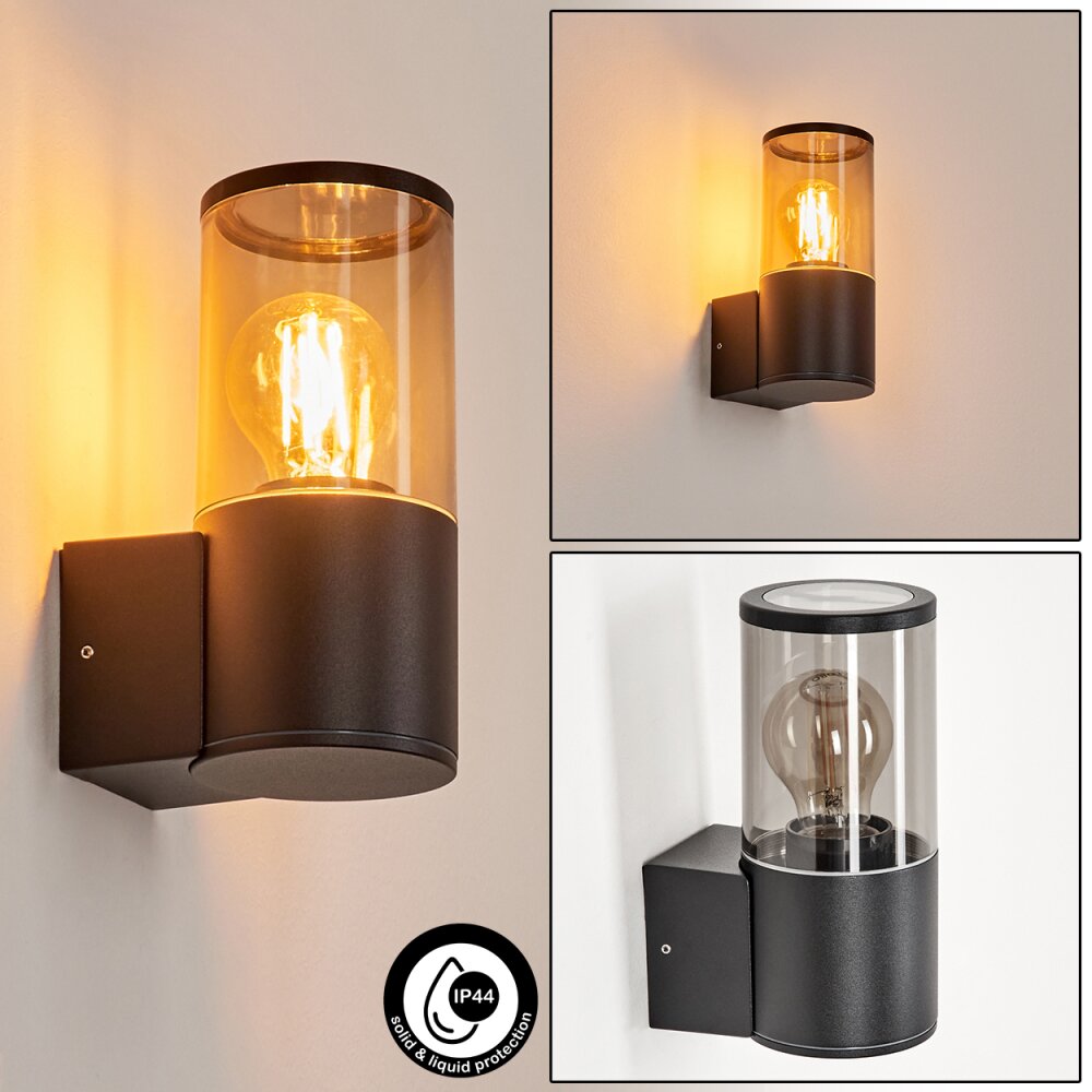 Applique murale d'extérieur Caragua Anthracite, 1 lumière main product photo