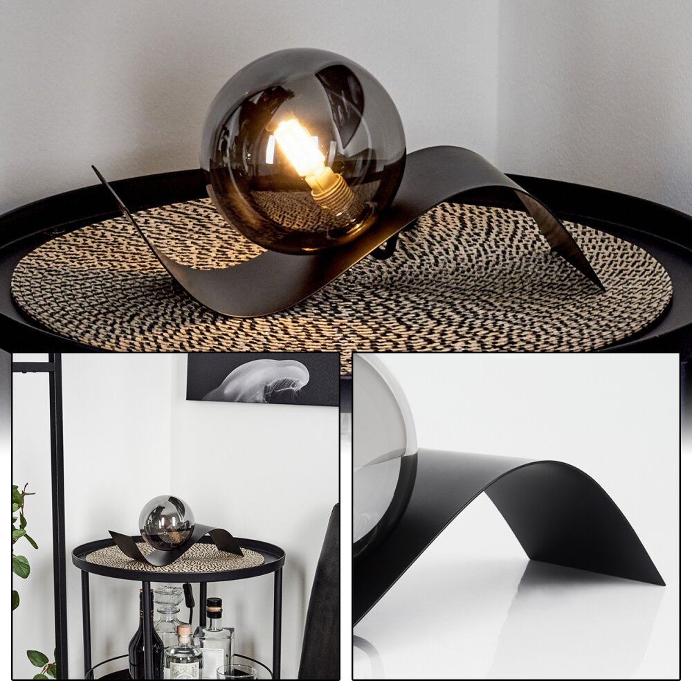 Lampe de table Cajoncito Noir, 1 lumière main product photo