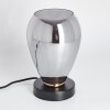 Lampe de table  Lincura Laiton, Noir, 1 lumière