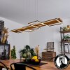 Suspension  Pompu LED Bois clair, Noir, 1 lumière