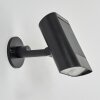 applique solaire  Usmagama LED Noir, 1 lumière, Détecteur de mouvement