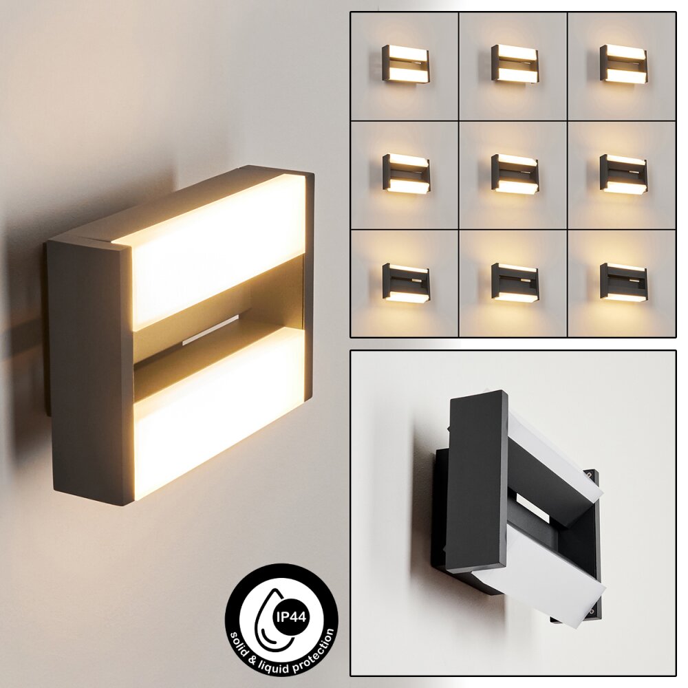 Applique murale d'extérieur Ramalheira LED Anthracite, 1 lumière main product photo