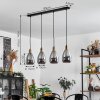 Suspension  Lincura Laiton, Noir, 4 lumières Suspension  Lincura Laiton, Noir, 4 lumières
