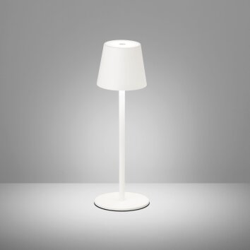 Lampe de table FHL easy Tropea LED Blanc, 1 lumière