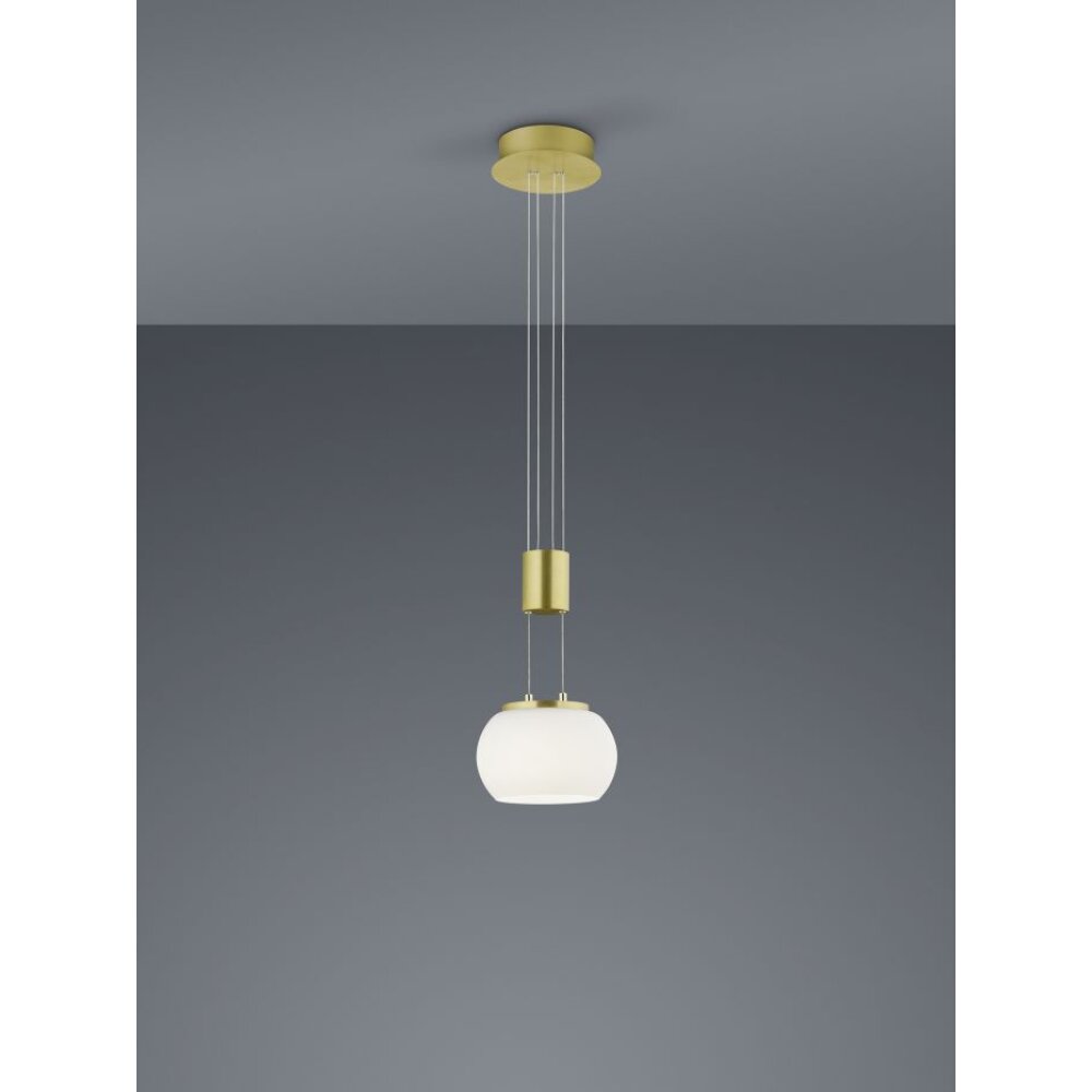Suspension Trio Madison LED Laiton, 1 lumière main product photo