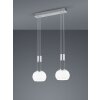 Suspension Trio Madison LED Nickel mat, 2 lumières