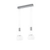 Suspension Trio Madison LED Nickel mat, 2 lumières