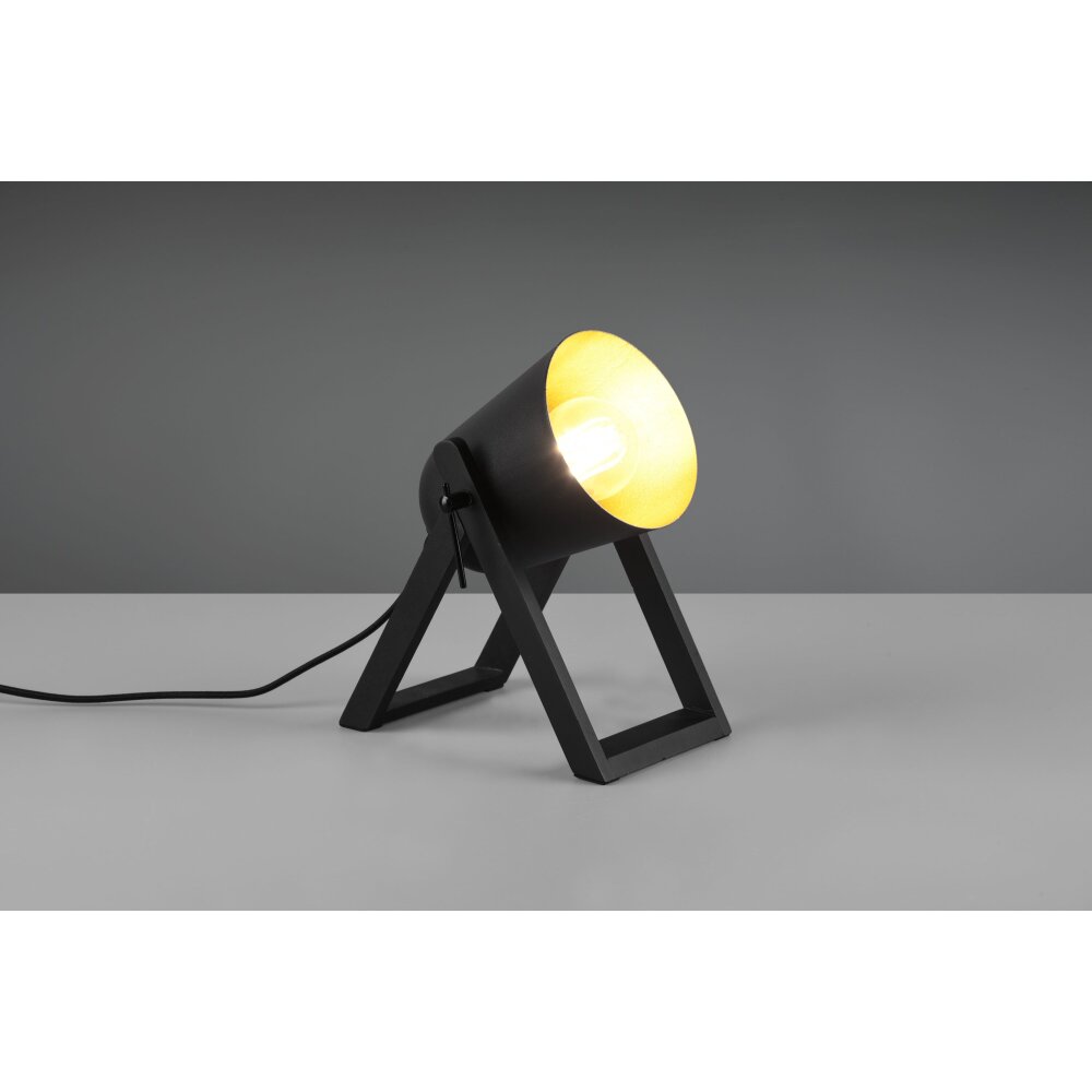 Lampe de table Reality Marc Noir doré, 1 lumière main product photo