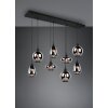 Suspension Trio Lumina Noir, 8 lumières