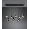 Suspension Trio Lumina Noir, 8 lumières