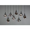 Suspension Trio Lumina Noir, 8 lumières