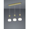 Suspension Trio Madison LED Laiton, 3 lumières