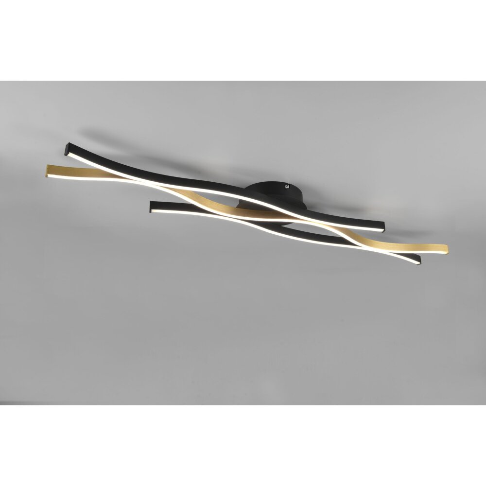 Plafonnier Trio Blaze LED Laiton, 1 lumière main product photo