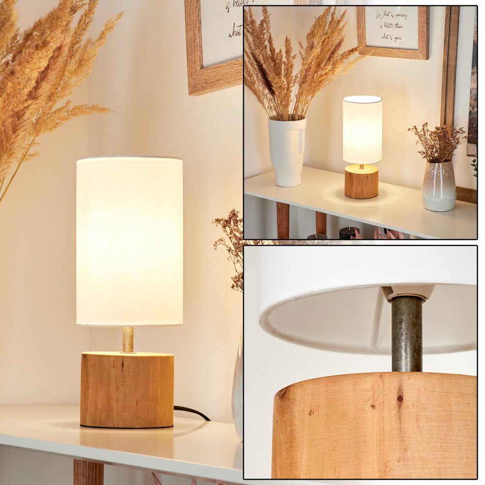 Lampe de table Geneva Écru, 1 lumière main product photo