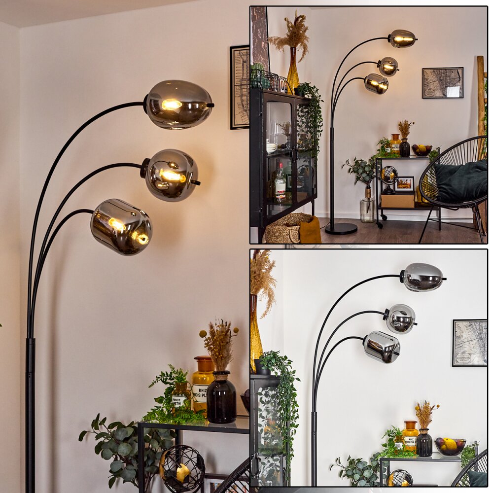 Lampadaire Verbania Noir, 3 lumières main product photo