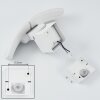 Applique murale d'extérieur  Carnetin LED Blanc, 2 lumières