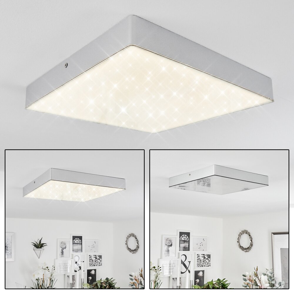 Plafonnier Mentque LED Argenté, 1 lumière main product photo