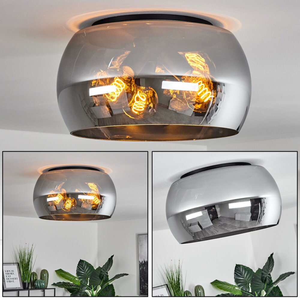 Plafonnier  Lissy Noir, 3 lumières main product photo