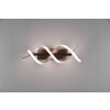 Applique murale Trio Sequence LED Aluminium, Noir, 1 lumière