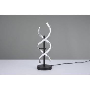 Lampe de table Trio Sequence LED Aluminium, Noir, 1 lumière