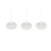 Suspension Trio Tray LED Blanc, 3 lumières