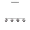 Suspension Leuchten-Direkt BIG WIDOW Noir, 4 lumières