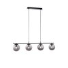 Suspension Leuchten-Direkt BIG WIDOW Noir, 4 lumières